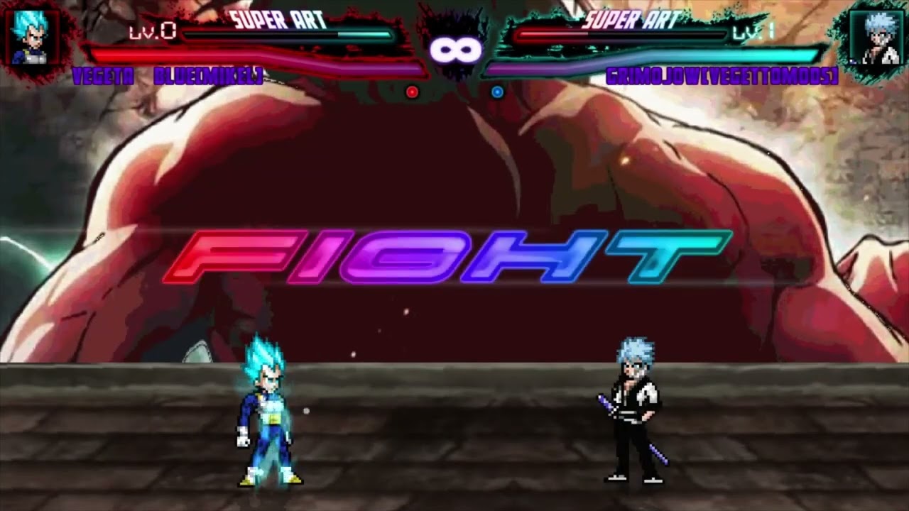 Will SSB Vegeta Defeat Grimmjow? (Jus Mugen Battle)!!!