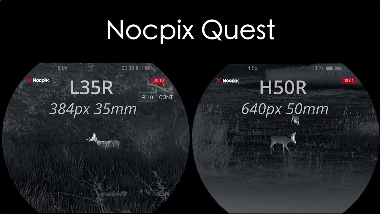 Nocpix QUEST (L35R & H50R) mintafelvételek
