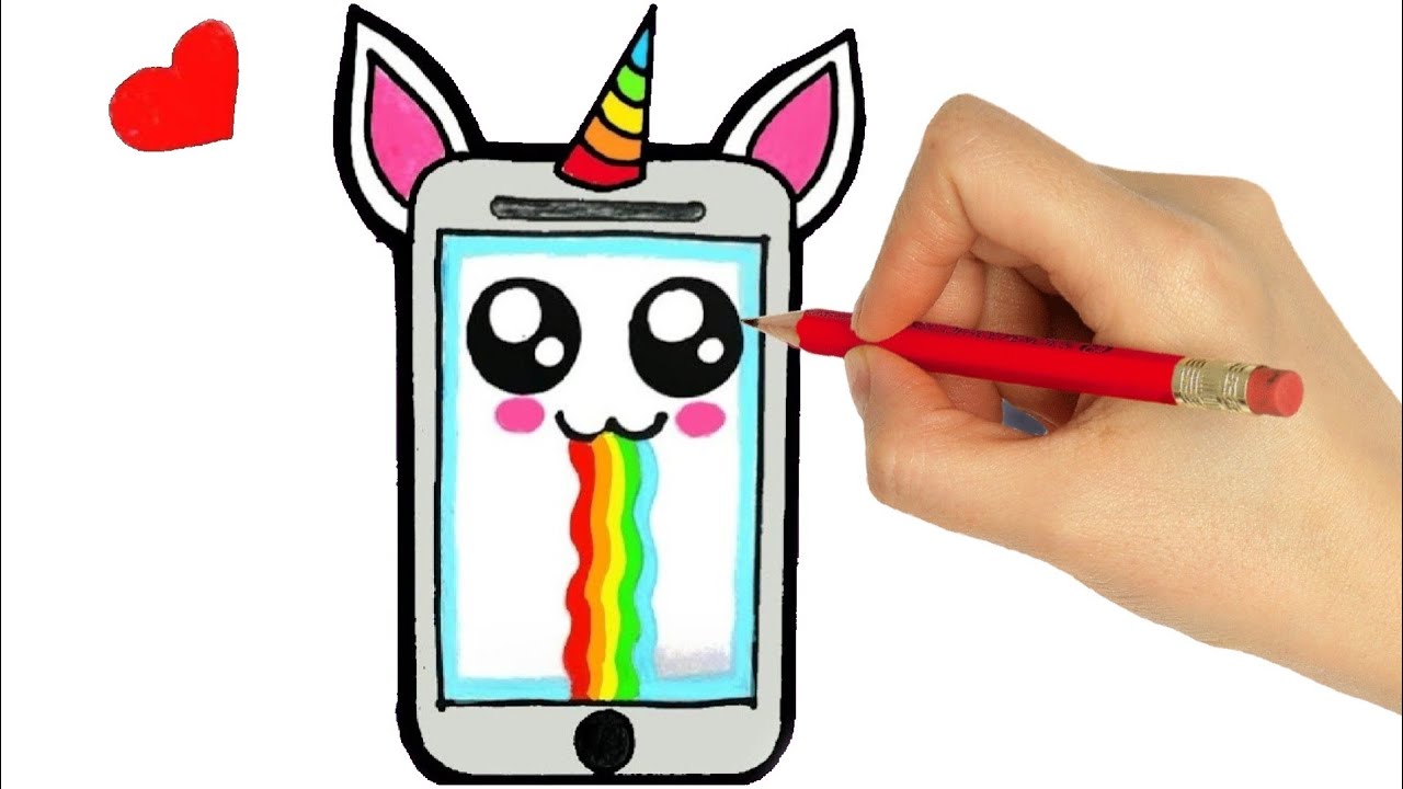 HOW TO DRAW A SMARTPHONE/ dibujar un celular/ como desenhar um celular