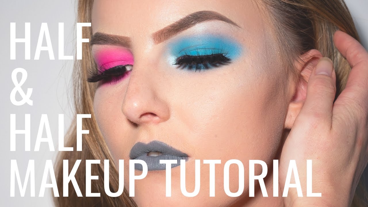 💖PINK & BLUE 💙SMOKEY EYE - TUTORIAL
