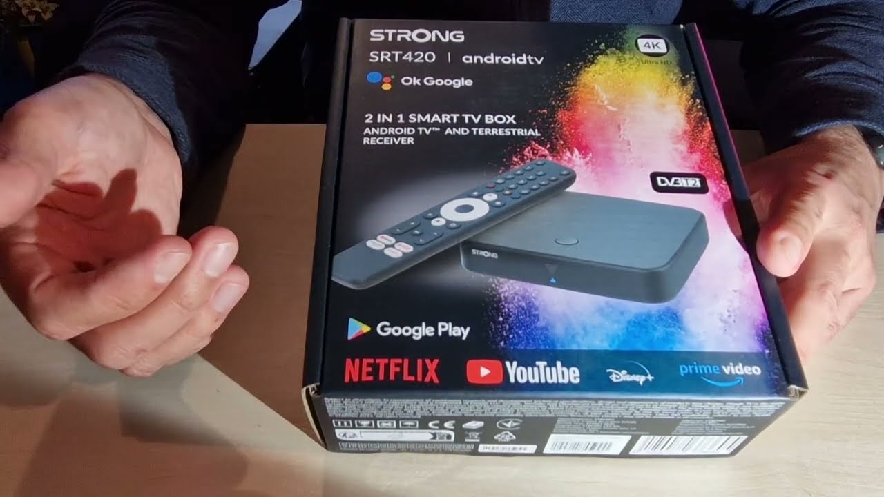 Strong SRT420 : box Android tv et récepteur TNT