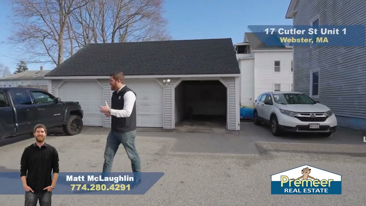 17 CUTLER ST, WEBSTER, MA 01570:  Move-In Ready 1st Floor 2 Bed Condo w/Garage Space