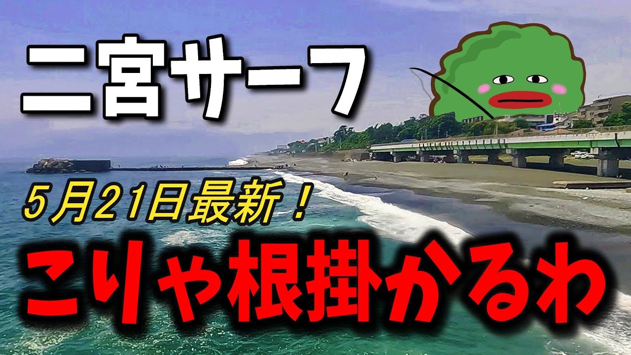 【二宮海岸】〇〇が原因だった！