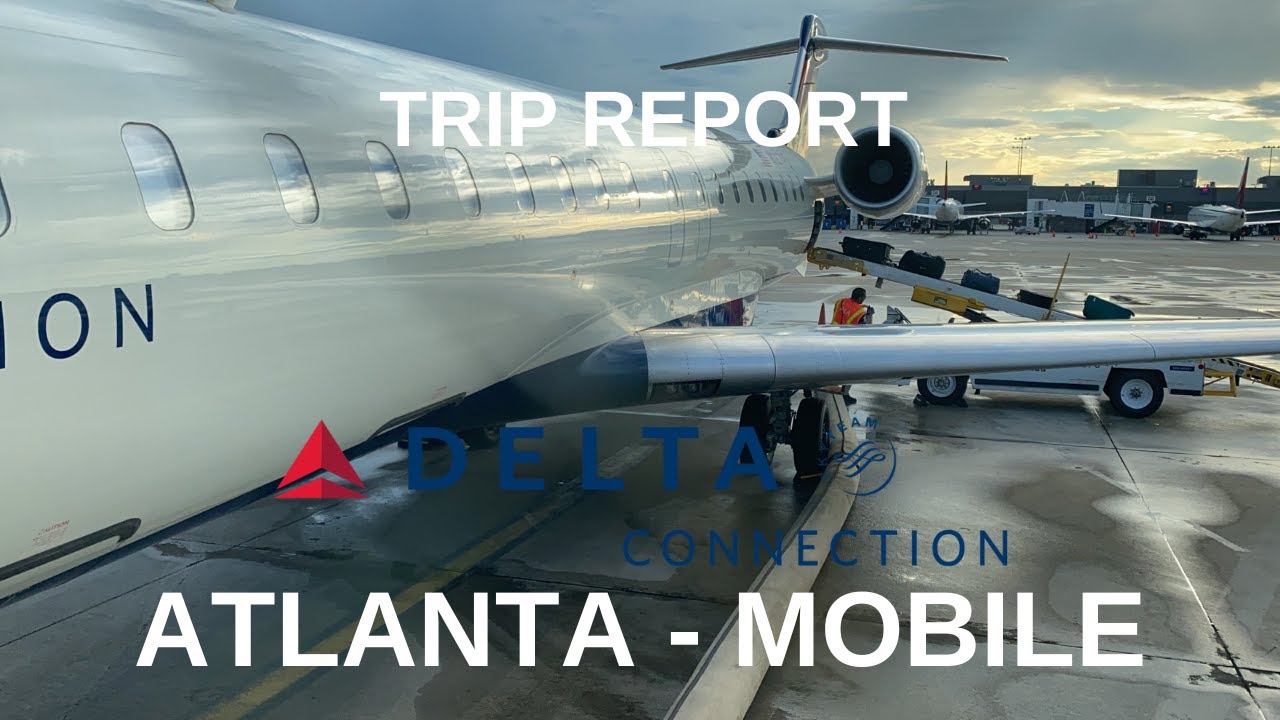 TRIP REPORT | Atlanta (ATL) to Mobile (MOB) | Delta Connection | CRJ-900 | First Class