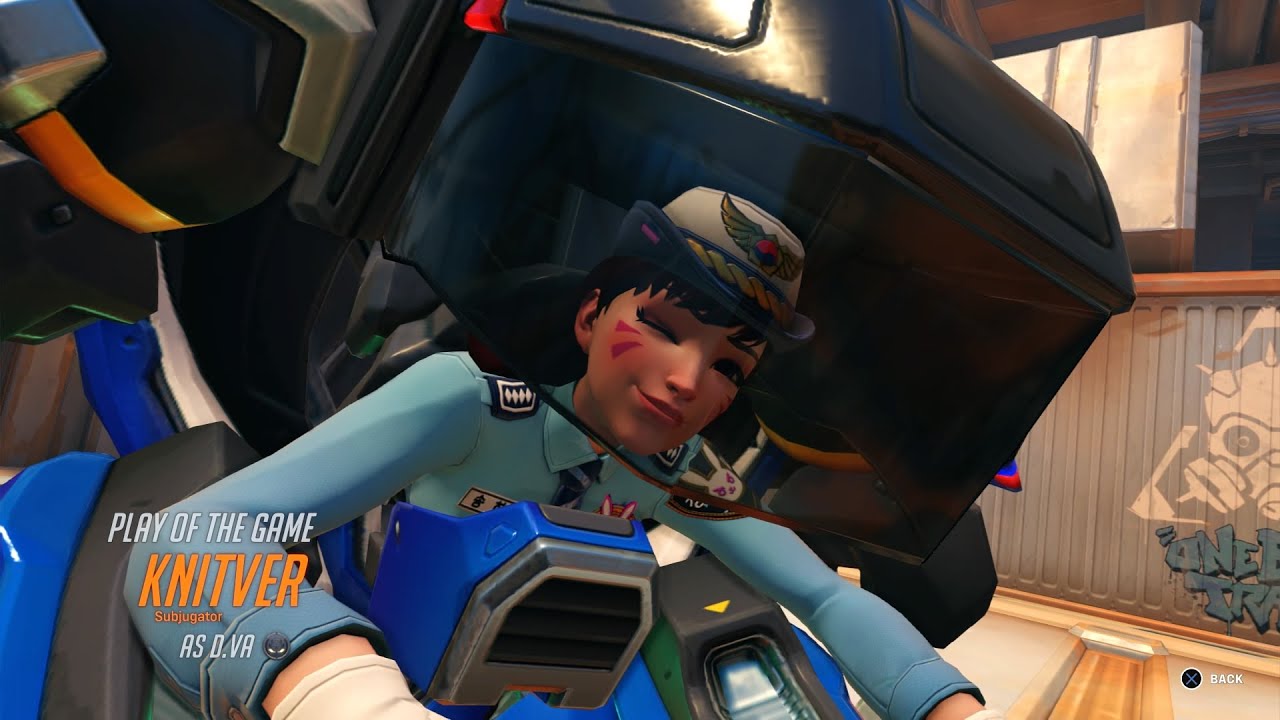 Overwatch 2 - My D.Va Officer Justice Bomb 4 Kills But Team Kills
