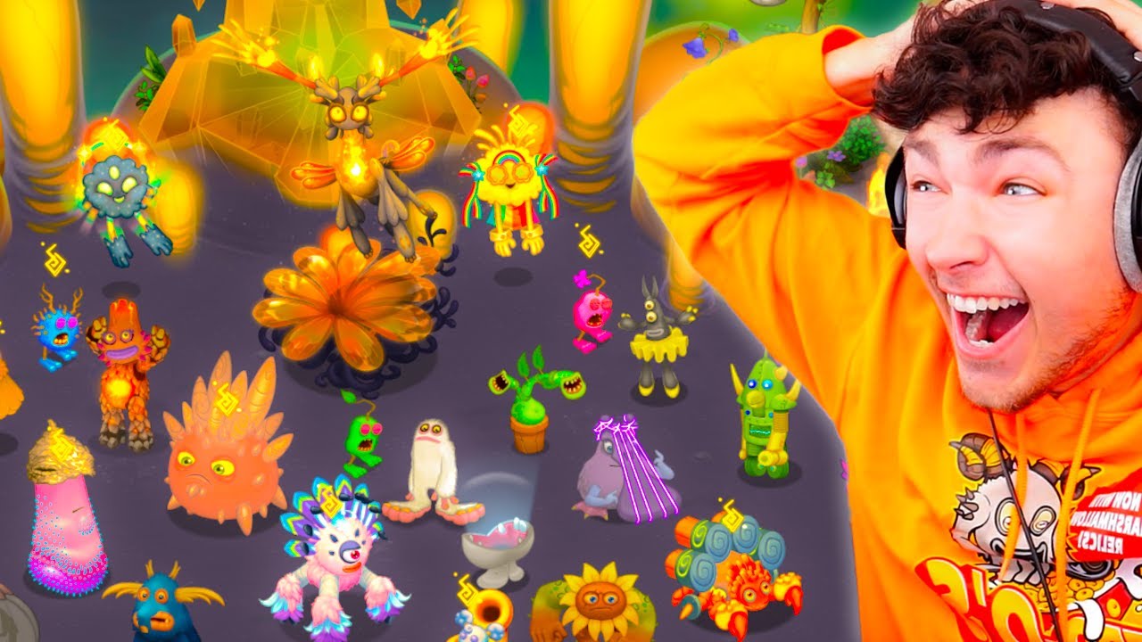 LIGHT ISLAND PLAYTHROUGH IN MY SINGING MONSTERS!