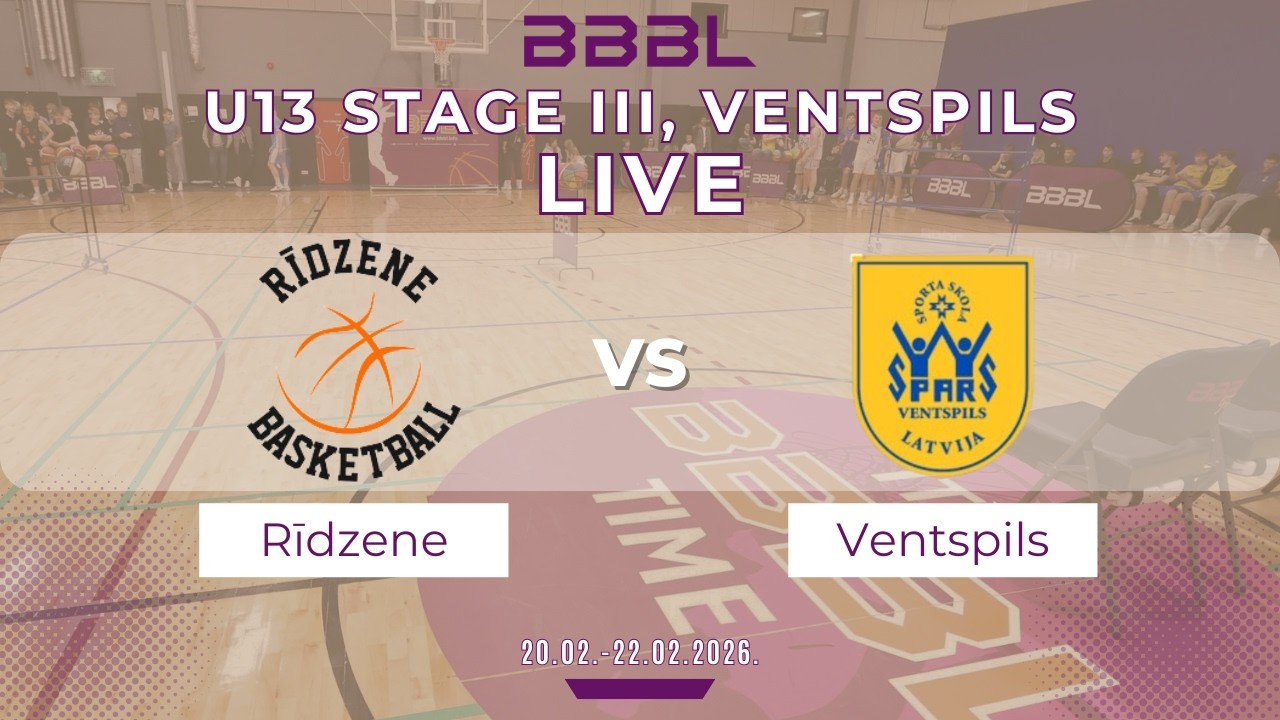 Ventspils 2013 vs RBS Centrs 2013 | BBBL U13 | Stage III
