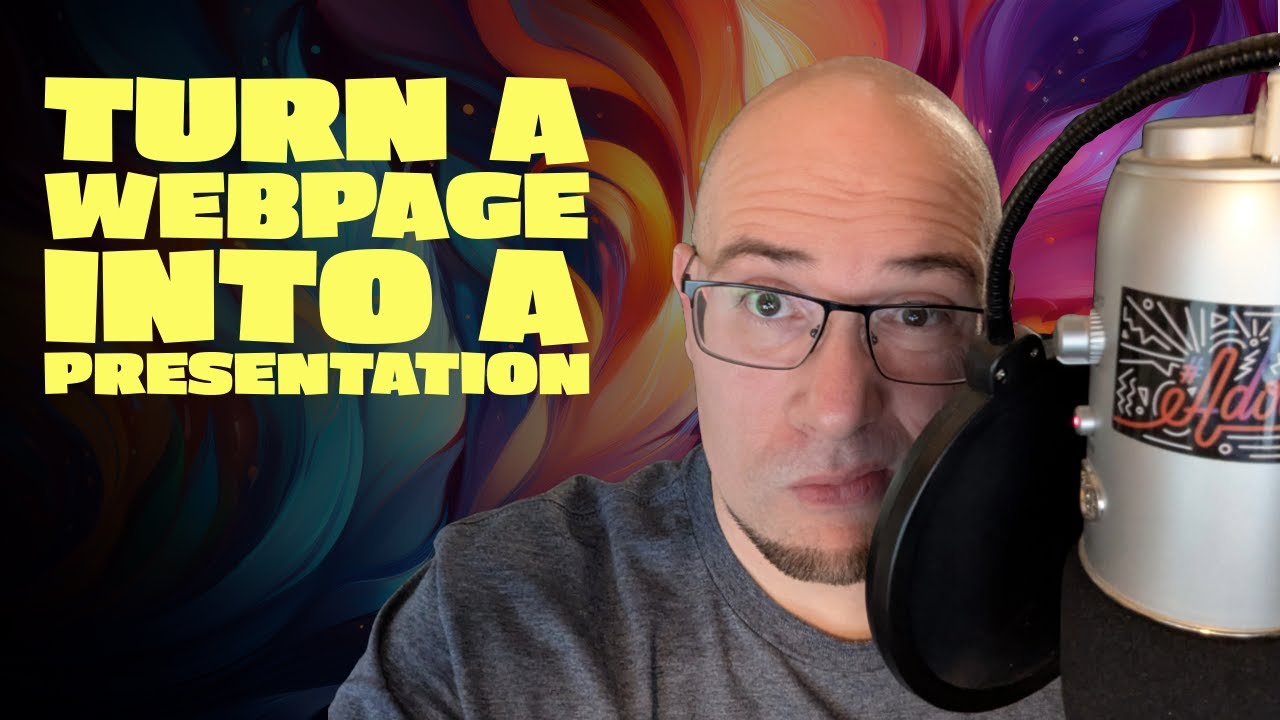 Turn a Webpage into a Presentation with Just a few Clicks!