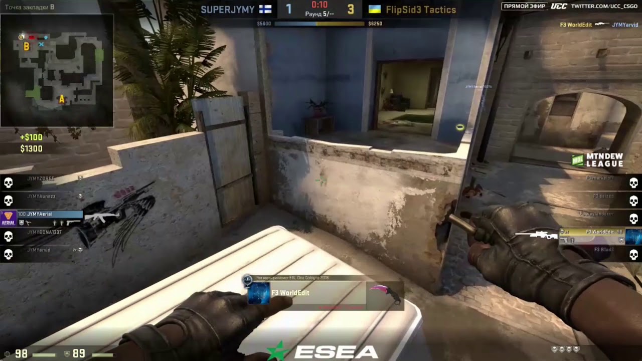 WorldEdit ACE with 1v3 clutch vs SuperJymy