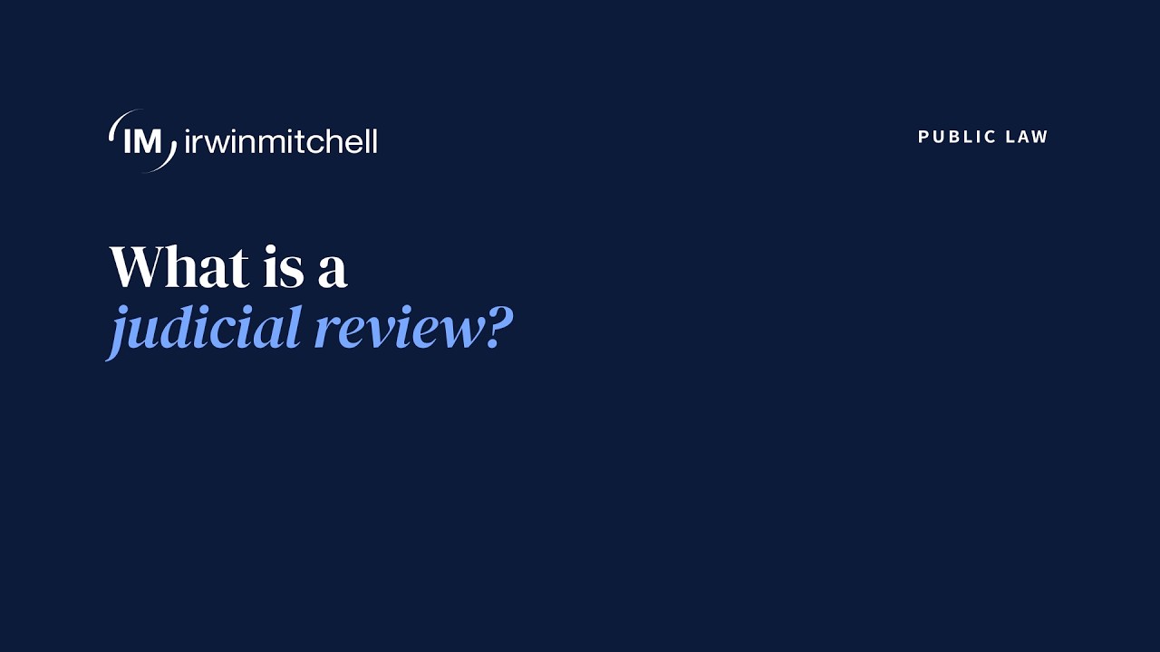 What is a judicial review?