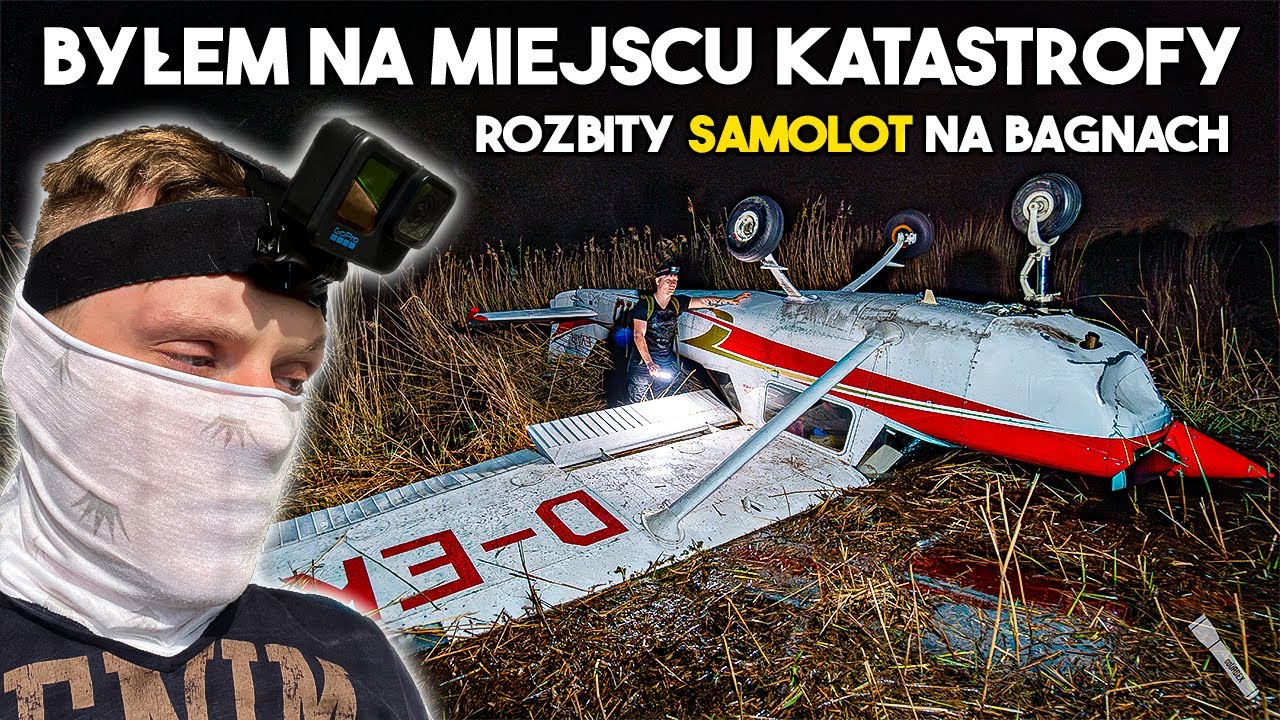 ZNALAZŁEM ROZBITY SAMOLOT W BAGNIE POD WARSZAWĄ - Urbex POV