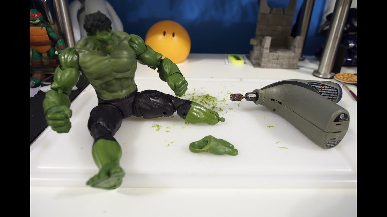 Marvel Legends Age of Ultron Hulk ANKLE Modification and figure Review