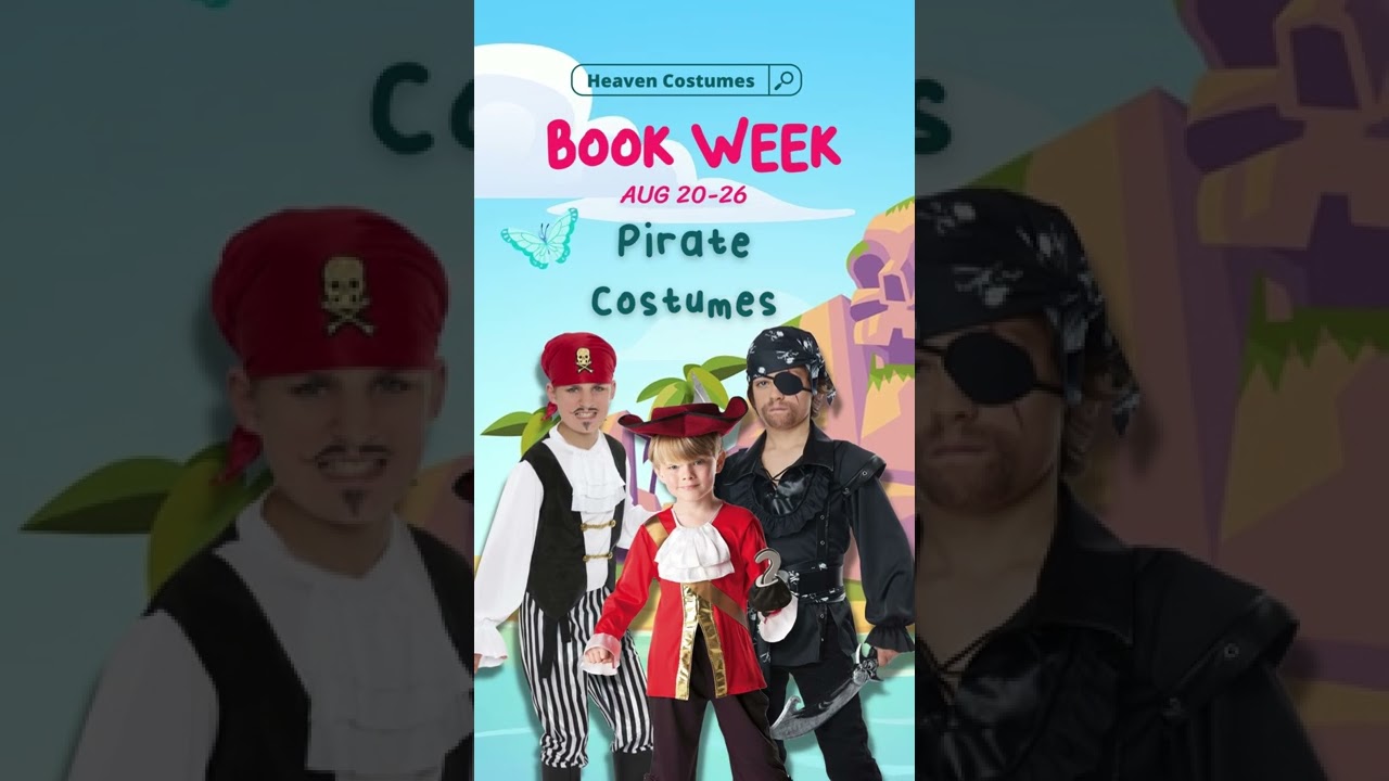 Book Week 2022 Kid's Pirate Costumes