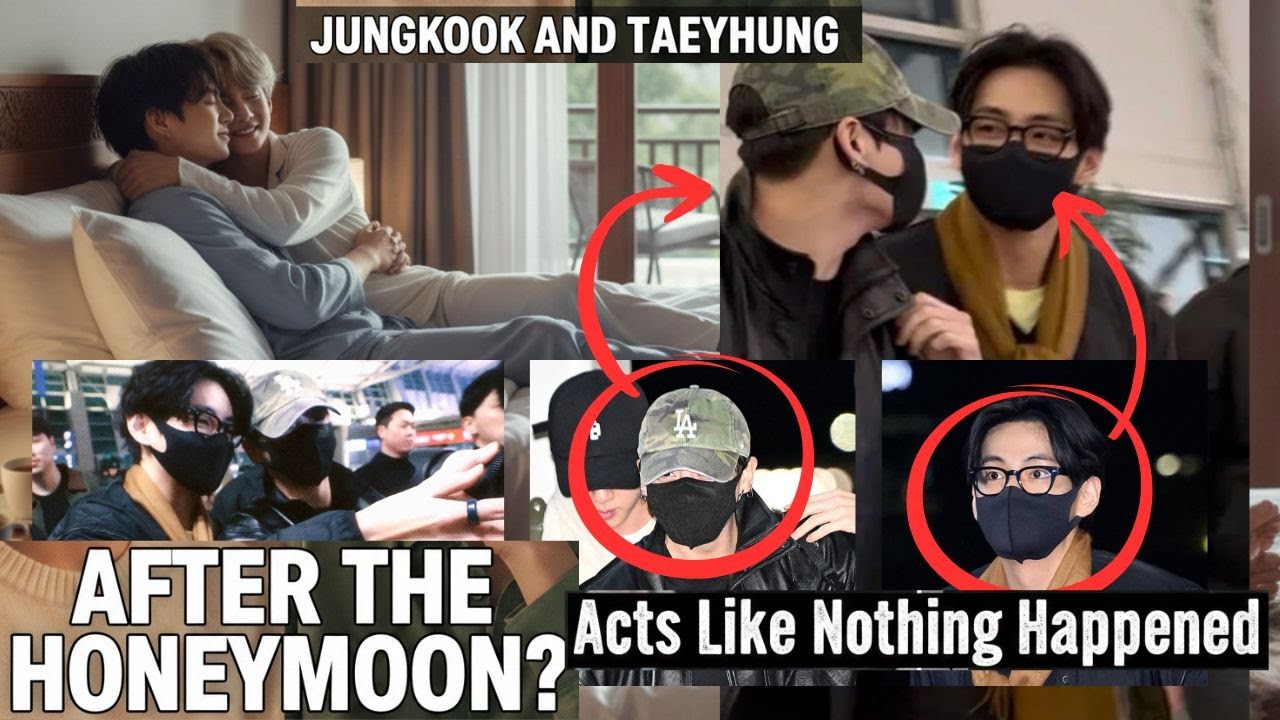 After the HONEYMOON ?🌙 TAEKOOK Acts Like Nothing Happened ? BTS Members laugh ! 😂🔥