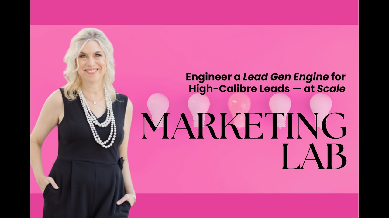 Engineer a Marketing Engine for High-Calibre Leads, At Scale