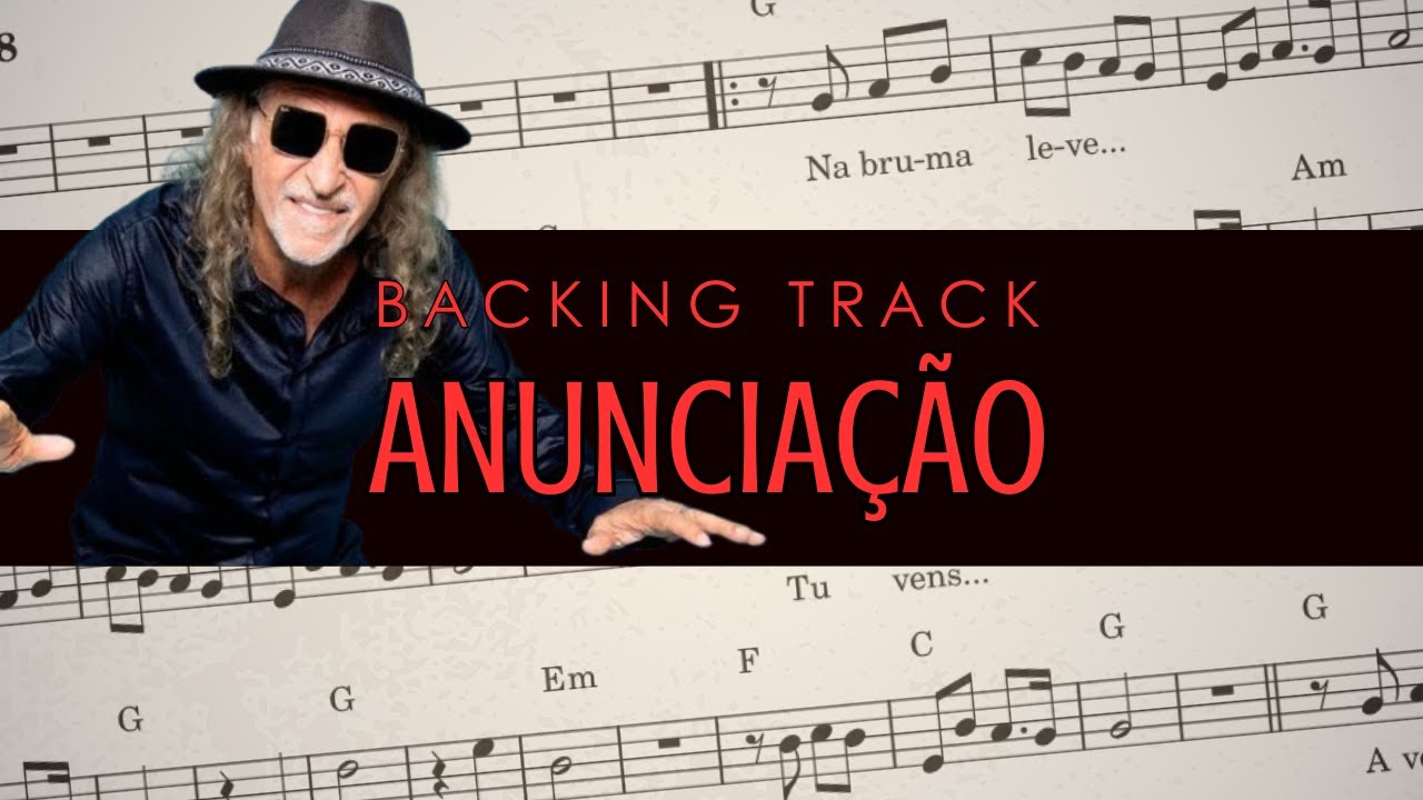 Anunciação (G maior) Backing Track com Partitura