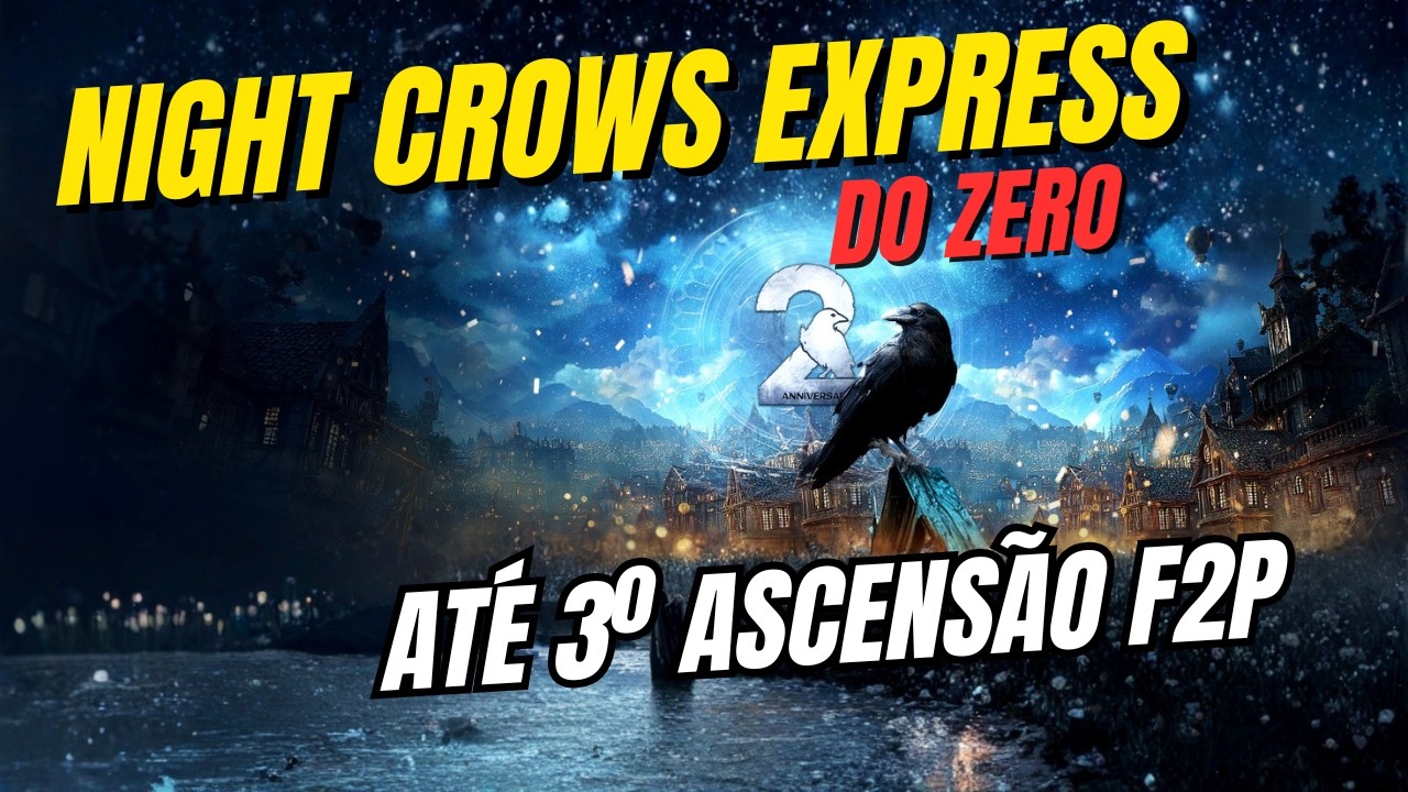 NIGHT CROWS 2 ANOS: O Recomeço no Servidor Express com a Comunidade!