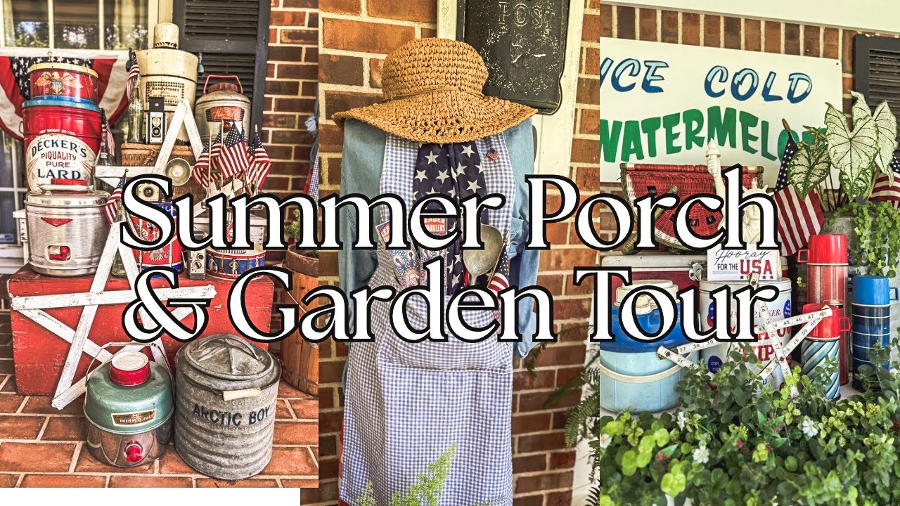 Aunt Penny’s Summer Porch & Garden Tour: Come and Sit a Spell