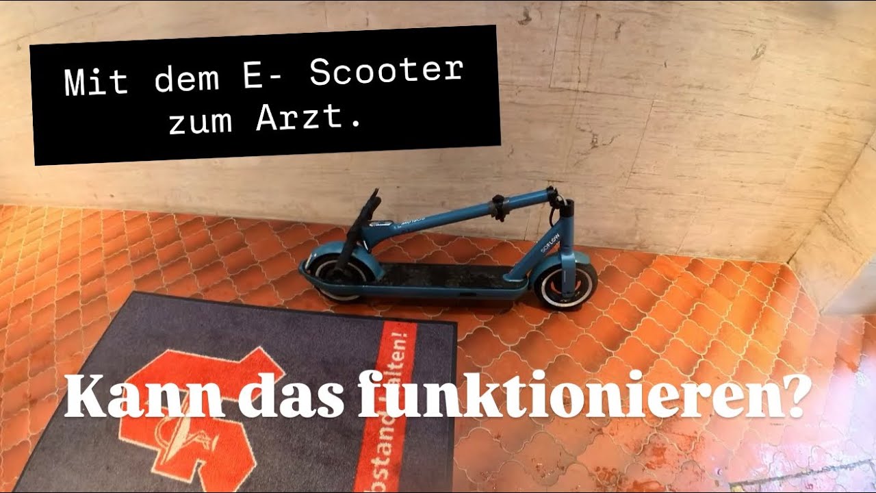Mit dem E Scooter zum Doc, ein Schwank aus meinem Leben.