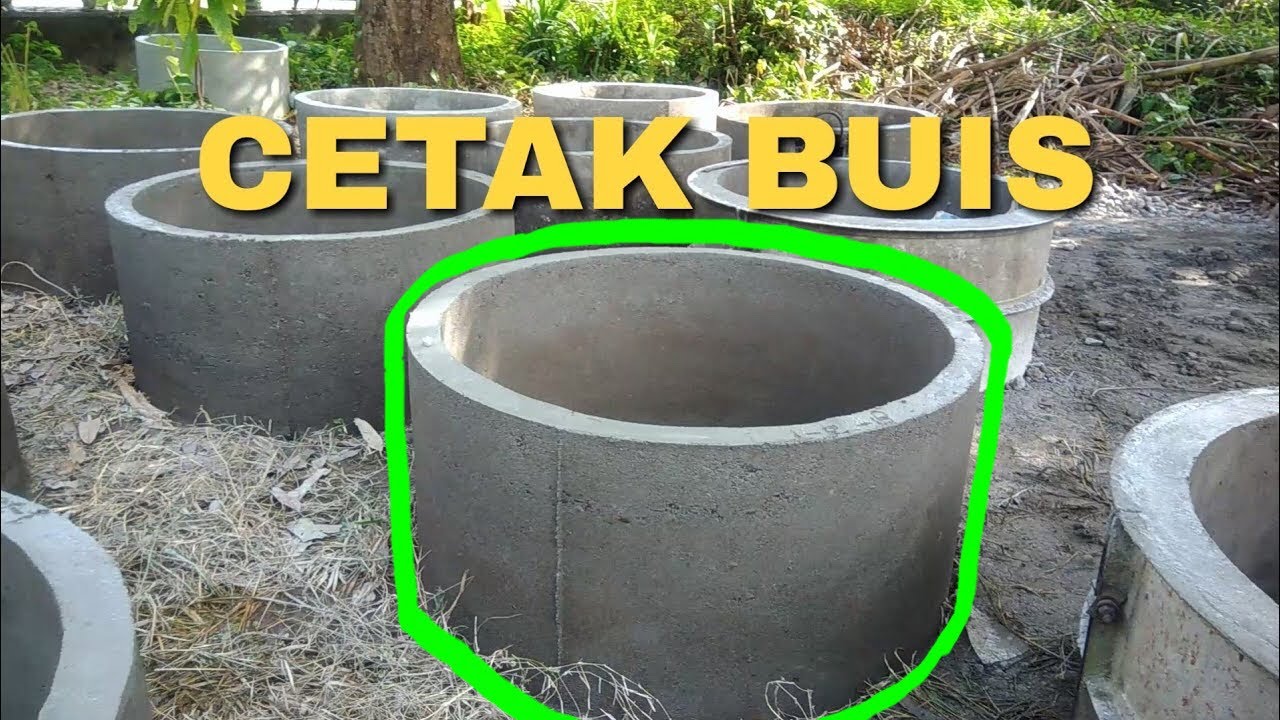 PROSES PEMBUATAN CINCIN SUMUR, BUIS/GORONG - GORONG MANUAL KUALITAS OK - HOW TO MAKE WATER TUNNEL