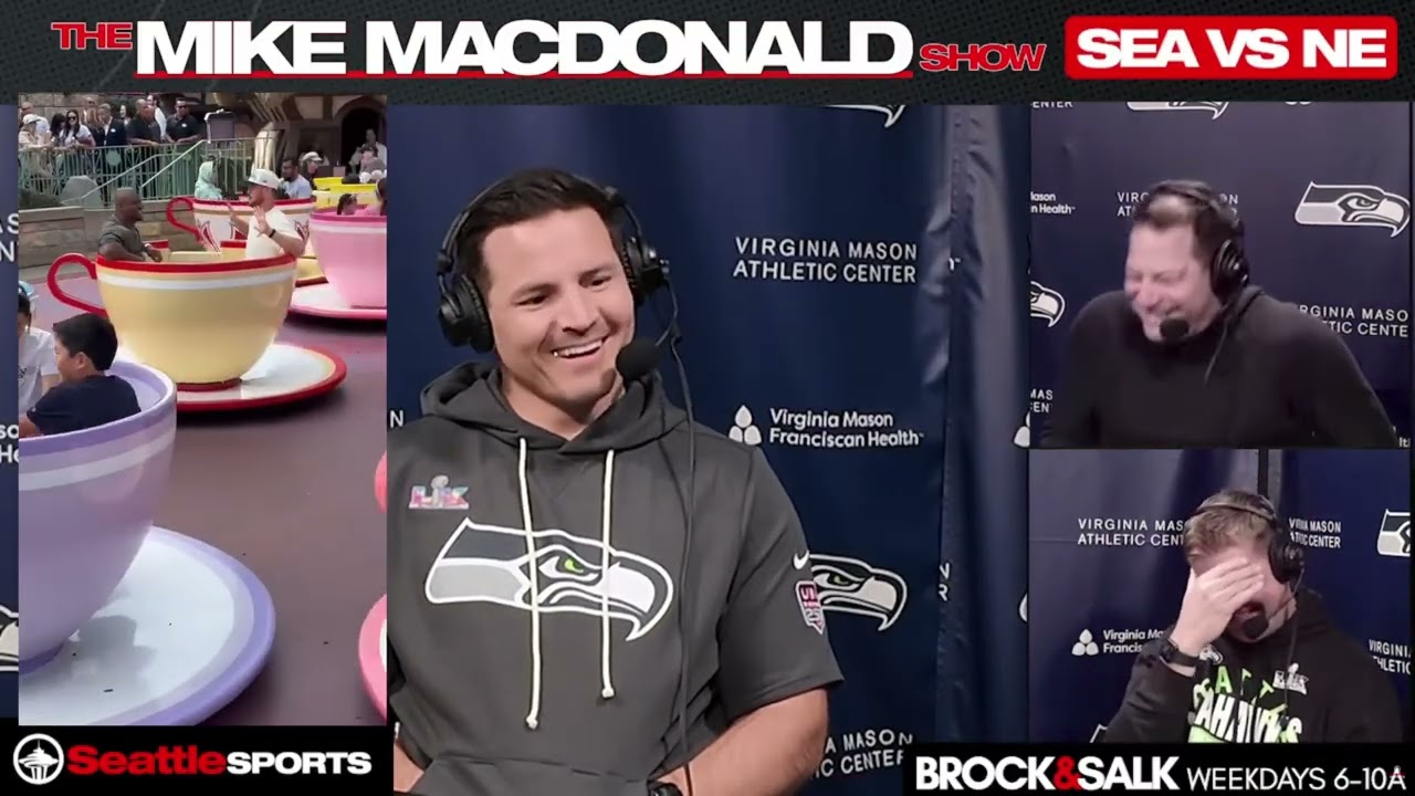 Mike MacDonald on Sam Darnold and Kenneth Walker Teacup Ride