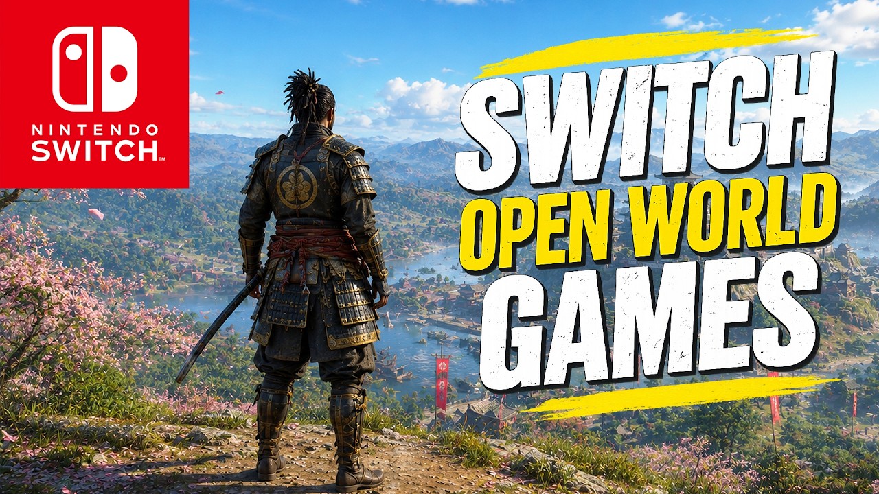TOP 15 Open World Games You NEED to Play on Nintendo Switch & Switch 2