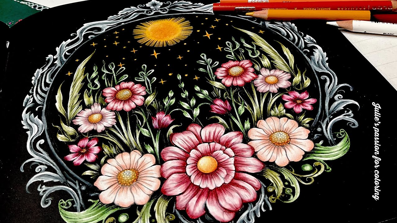 THE GOOD WITCHES 🌸🌺🌸 Myra Rowse - prismacolor pencils - easy coloring tutorial ✏️