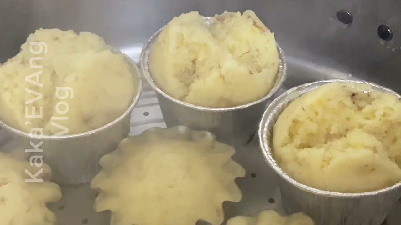 BANANA BIBINGKA /MASARAP NA RECIPE SA BIBINGKA/  Rice flour recipe / Kaka’EVAng Vlog