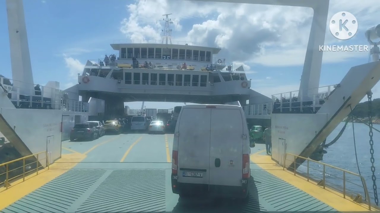 Valbiska ferry going to merag/CRES ISLAND CROATIA 🇭🇷🇪🇺🇵🇭