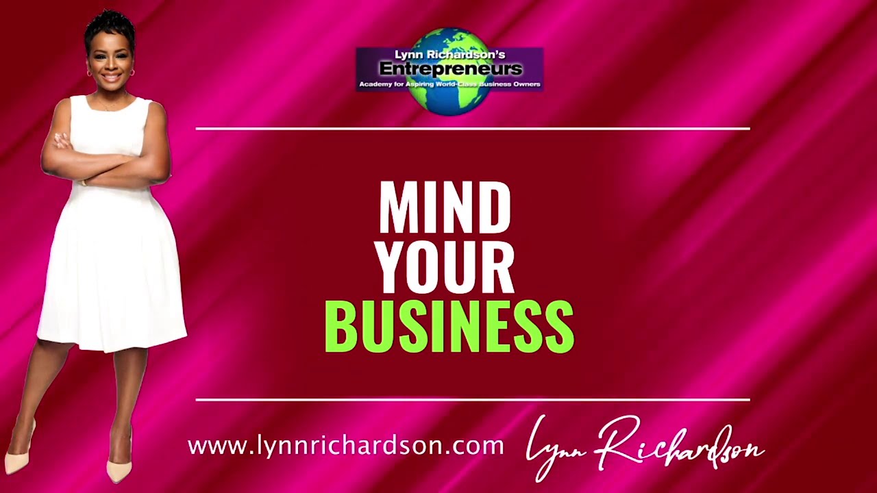 MANAGE YOUR MONEY MINDSET MASTERCLASS | MIND YOUR BUSINESS AND NOT SOMEONE ELSE'S!