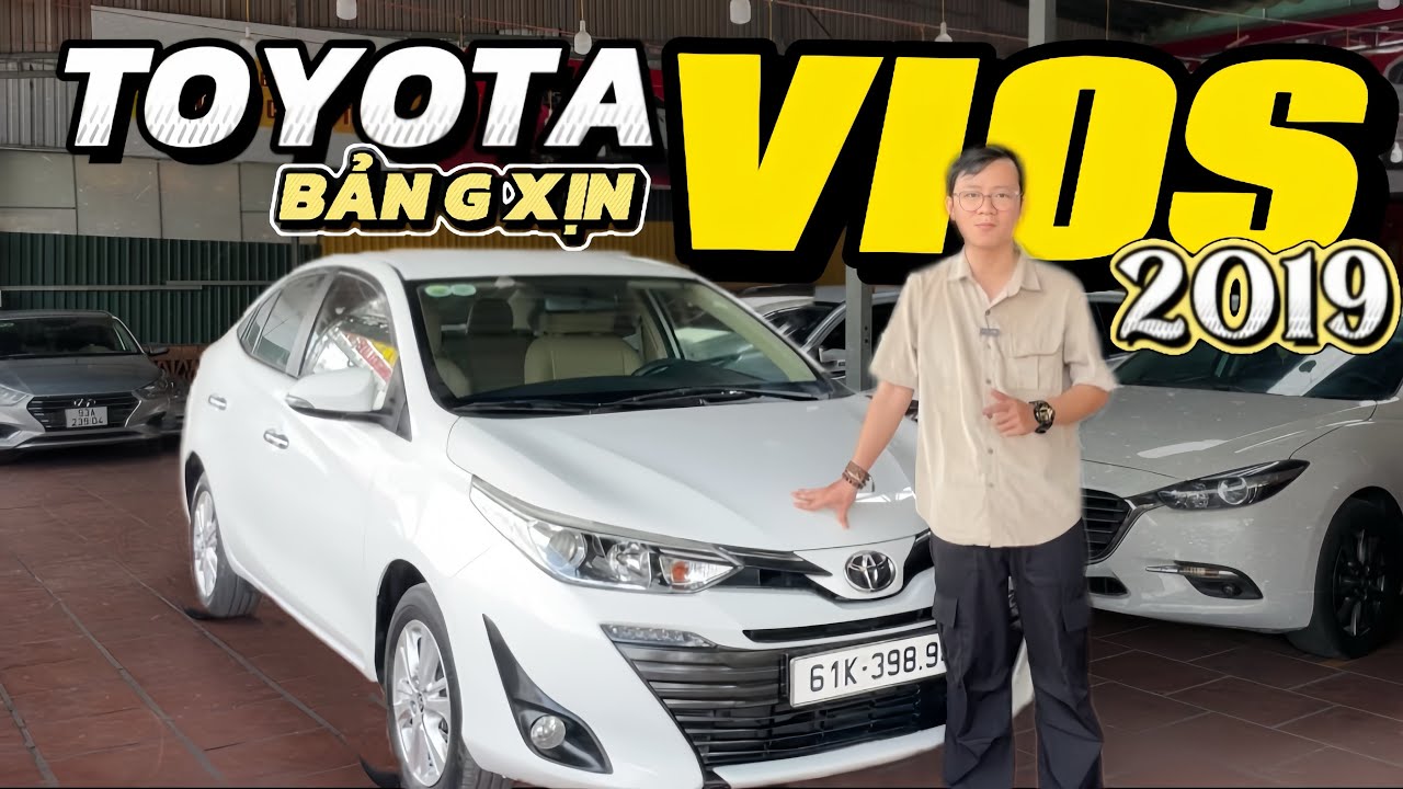 Toyota Vios G 2019 – Số tự động, Full Option, Máy Zin, Chạy Êm!