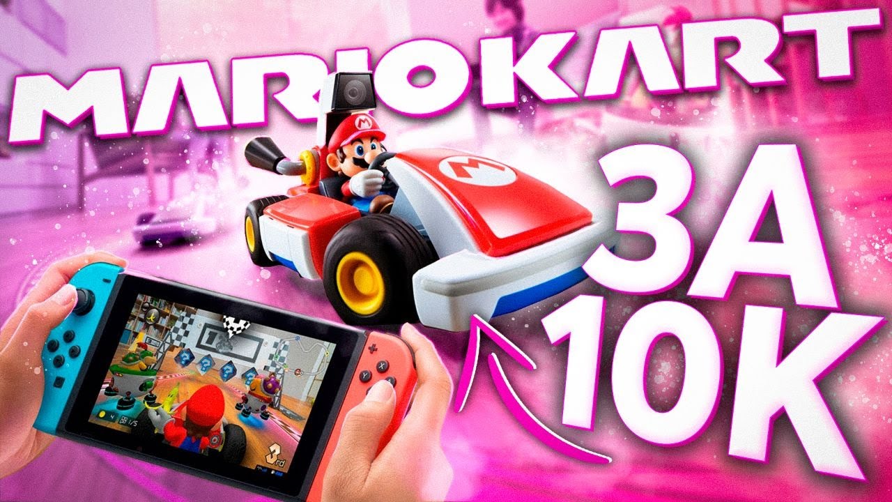 РАДИОУПРАВЛЯЕМЫЙ МАРИО: распаковка и мини-обзор Mario Kart Live: Home Circuit