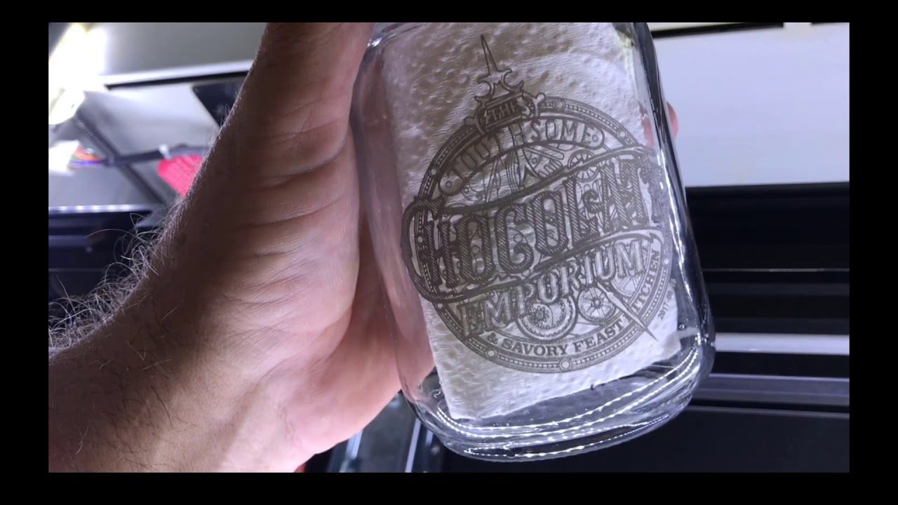 Laser Etching Glass with Laserbond 100