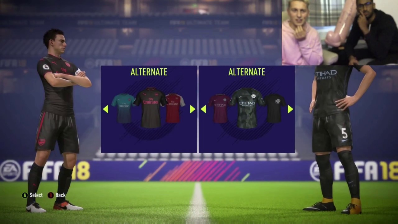 FIFA 18 strip Fifa with Jayden *brown cock alert*