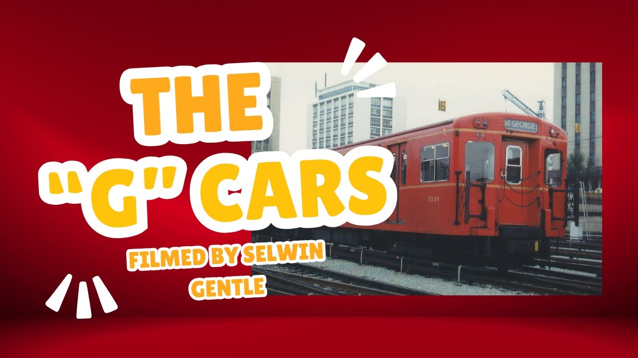 Original Toronto Subway Cars in the 1980s
