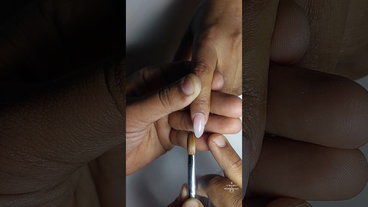 how to do acrylic nail extensions step by step | nail art tutorial ✨️
