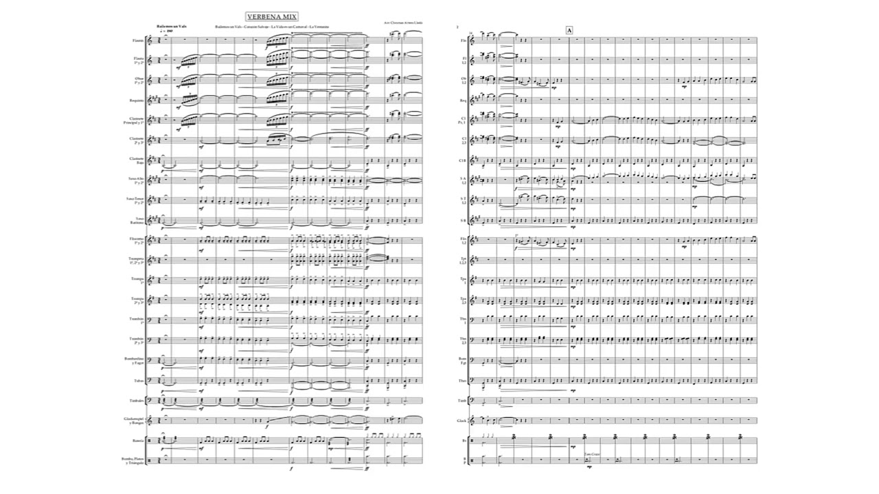 Verbena Mix - Partitura para Banda de Música