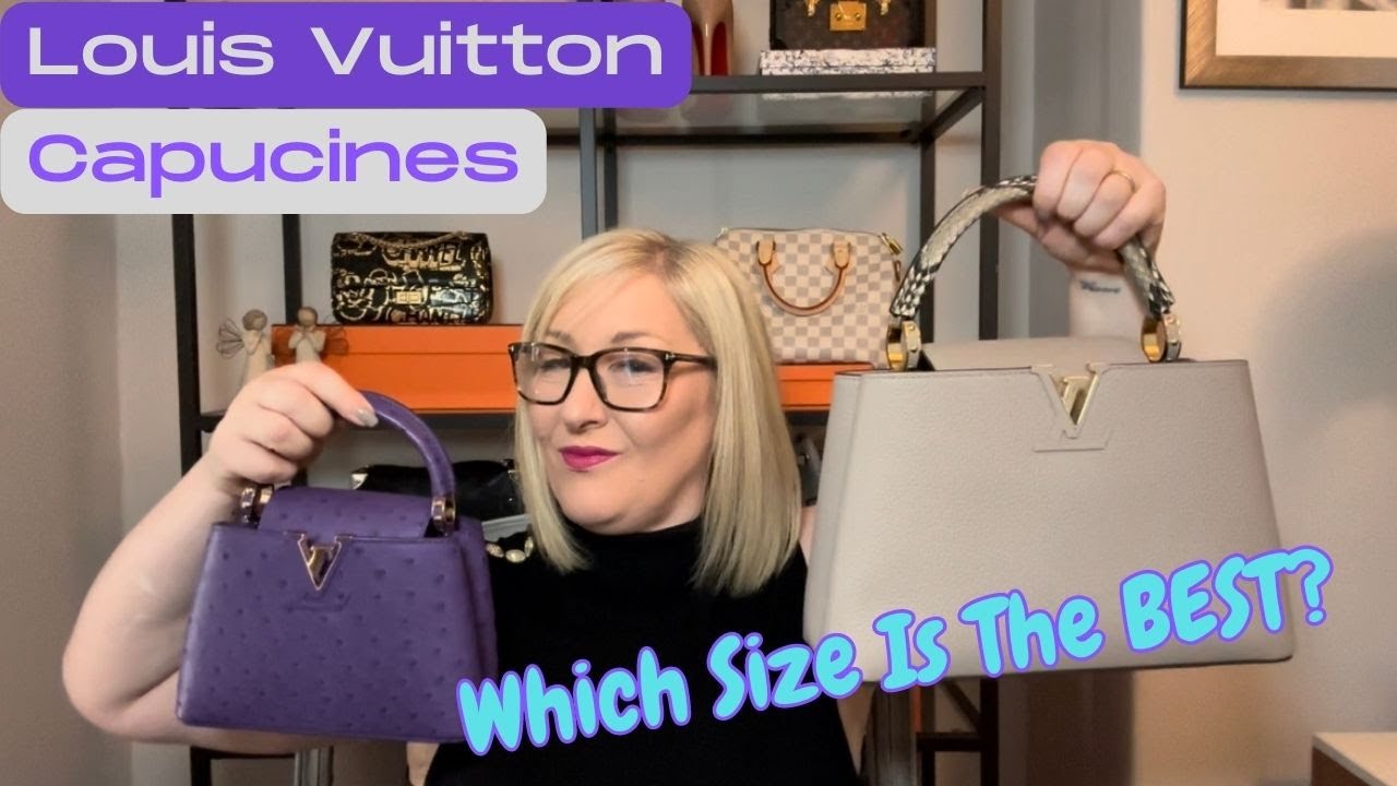 Louis Vuitton CAPUCINES — обзор и сравнение размеров MINI | BB и MM