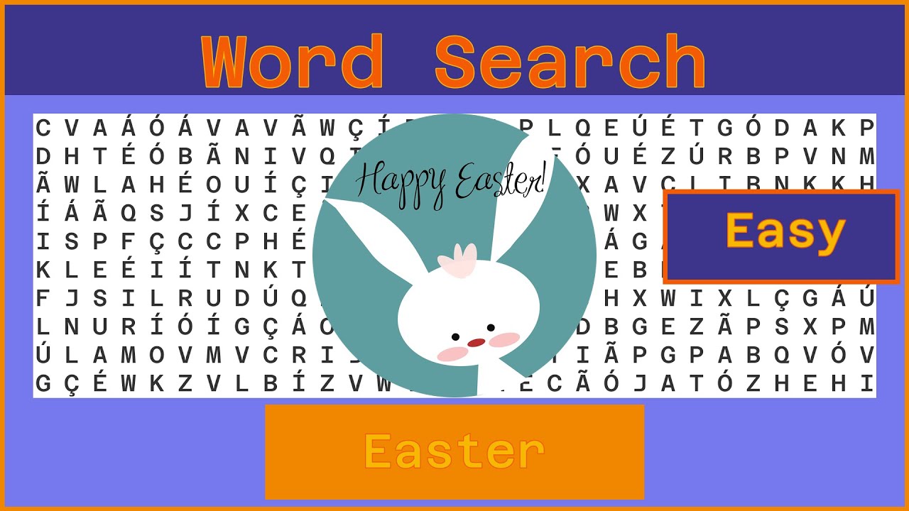 Word Search - Challenge 04/13/2022 - Easy - Easter