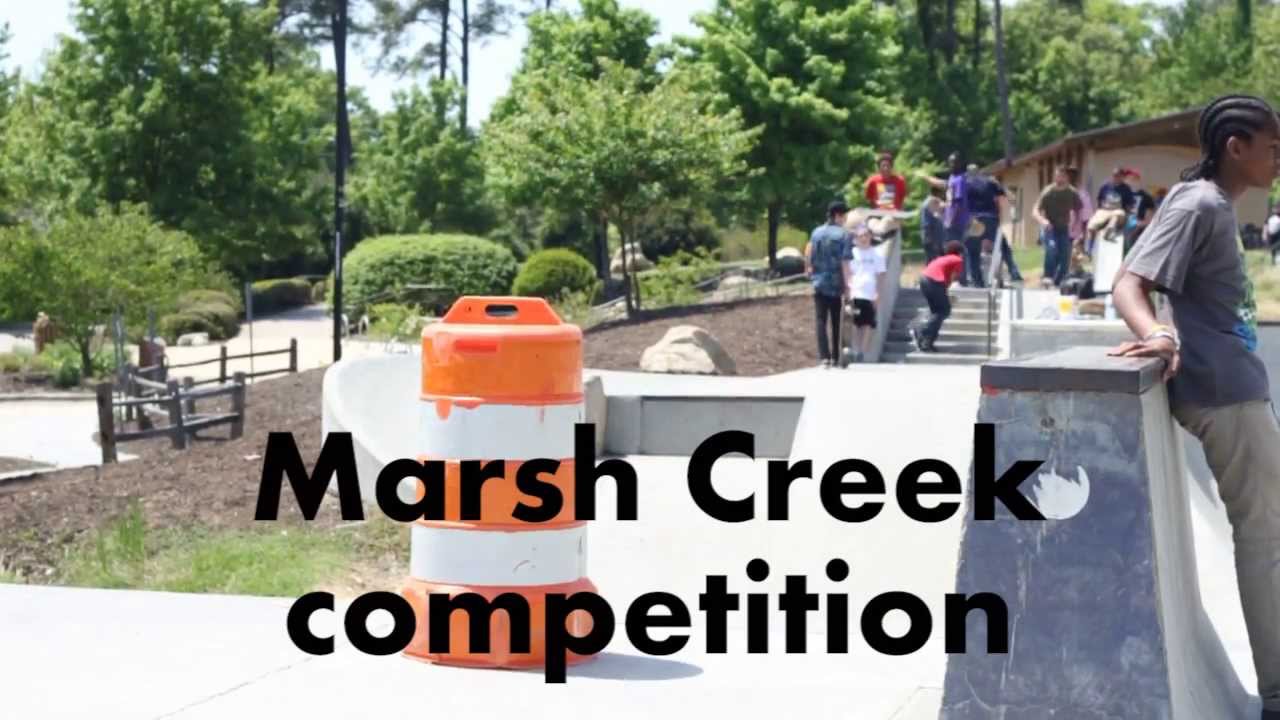 This definitely was not a competition, at Marsh Creek