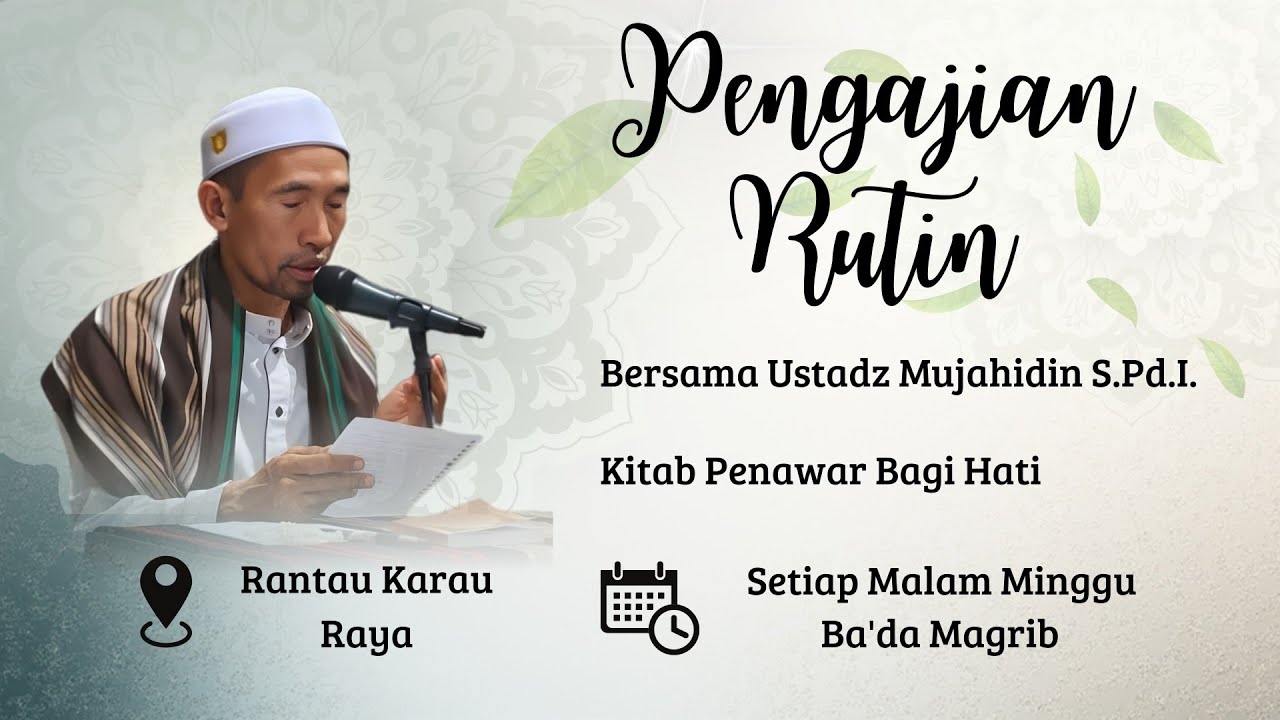 Majelis Rutinan Malam Minggu 13 Desember 2025