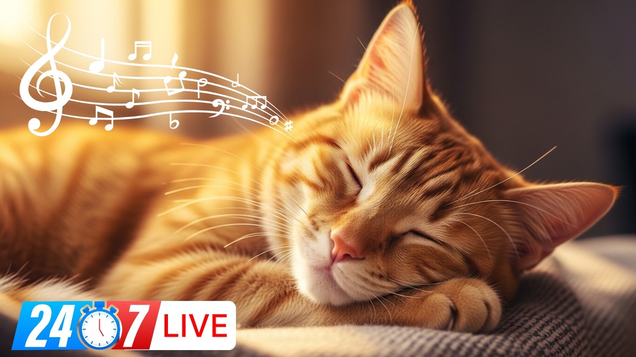 Live Cat Relaxation Music 2026 – Gentle Piano & Nature Sounds