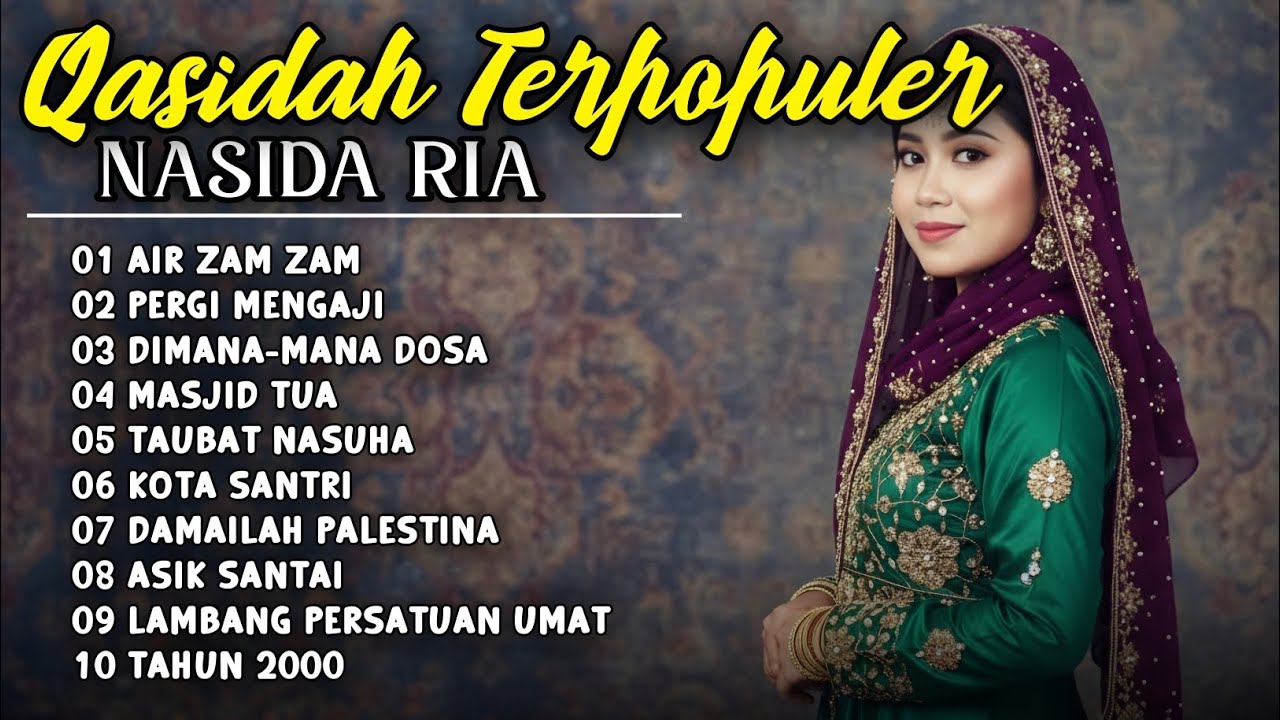 Kumpulan Lagu Qasidah Terbaik & Terpopuler Nasida Ria (Audio Jernih)