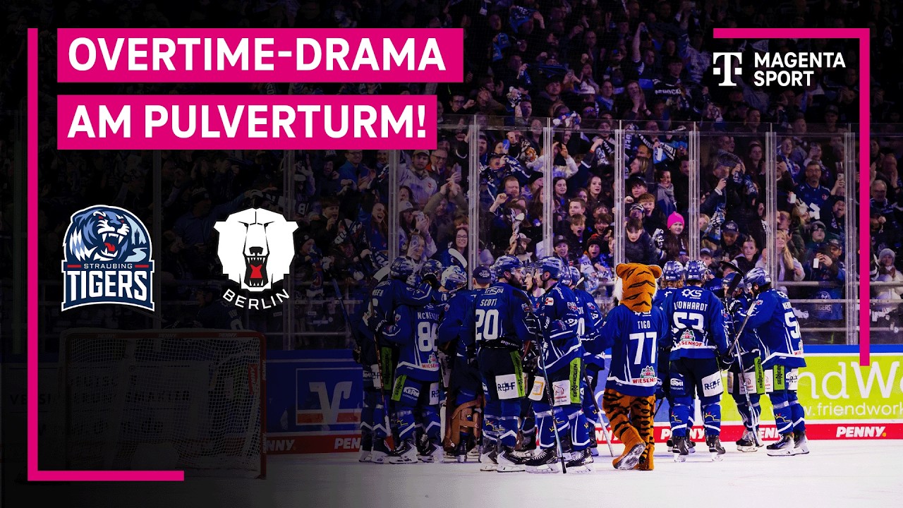 Straubing Tigers - Eisb&auml;ren Berlin | PENNY DEL Playoffs, Viertelfinale | MAGENTA SPORT