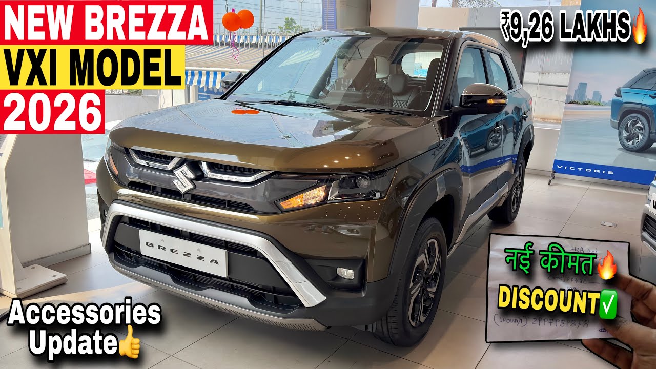 New Maruti Brezza VXI Model 2026✅ Update On-Road Price🔥Mileage | Maruti Brezza Vxi Details Review&rsquo;s 