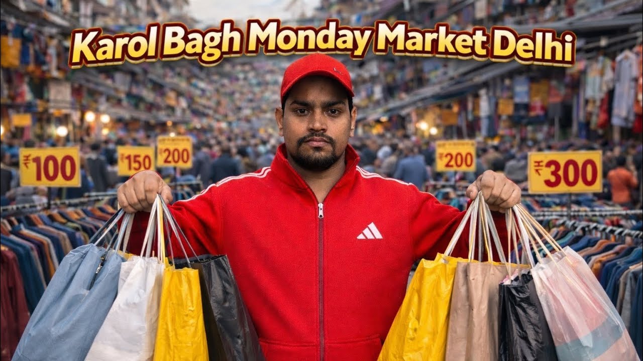 Karol Bagh Monday Patri Market Delhi || Karol Bagh Monday Cheapest Market || @Ankitghadolivlogs 