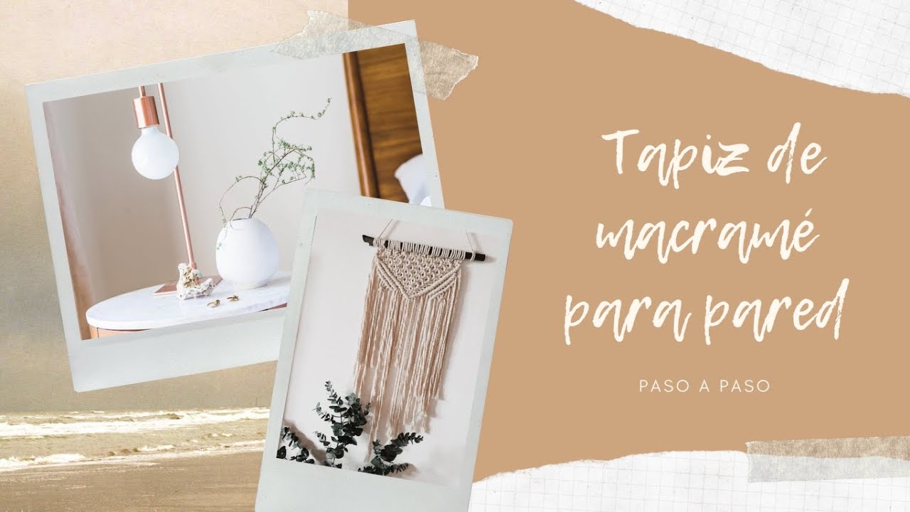 DIY| Tapiz de macramé para principiantes!!| Varona Bella