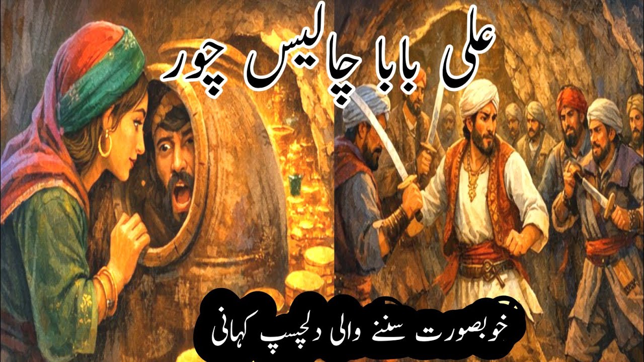 Ali Baba And Fourty Theaf|Beautiful Interesting Story|Urdu Best Khani|