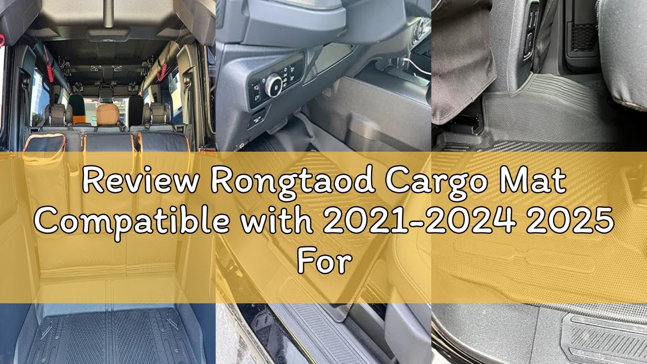 Review Rongtaod Cargo Mat Compatible with 2021-2024 2025 Ford Bronco 4 Door Trunk Mat Cargo Mat Carg