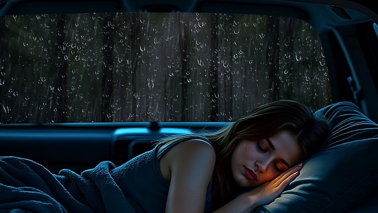 Stuck in the Storm – Car Trunk Ambience for Deep Sleep & Anxiety Relief